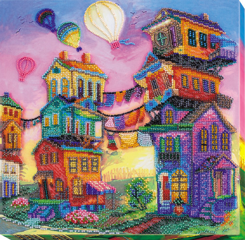 Kit ricamo perline fantasy - kit,