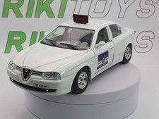 Alfa Romeo 156 Taxi Burago 1/24 Bianco 1997