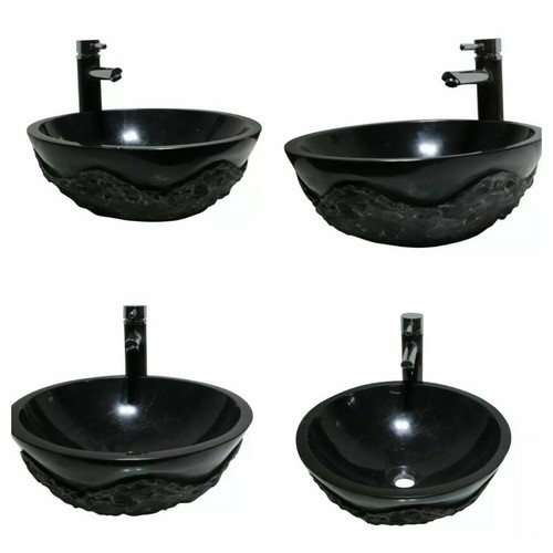 Tondo nero rustico pietra - tondo,