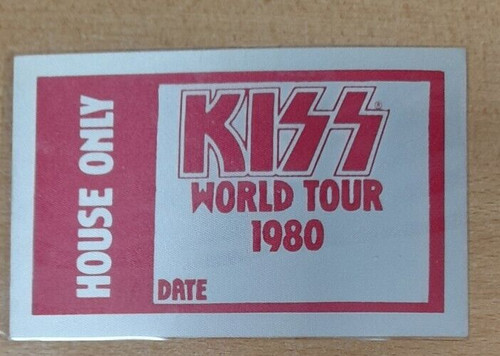 Kiss backstage pass world - pass, tour