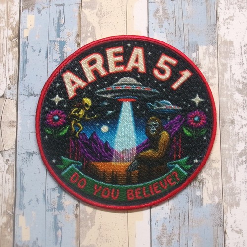 Ufo bigfoot patch - patch, iron-on