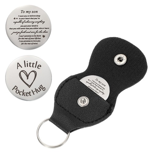 Pocket hug token with - pocket,