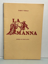 LA MANNA Fabio Vidali Libretto
