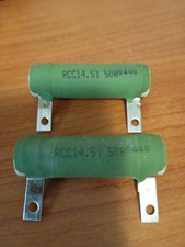 Resistenza 50 OHM 25W SECI  FILO AVVOLTO SU SUPPORTO PPORTO IN CERAMICA 