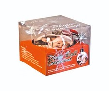 Palla Di Natale Personalizzate  Ornamentale 8 cm  Con Foto con scatola