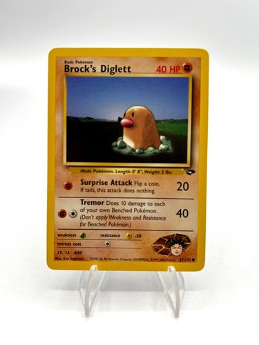 Carta pokemon brock - pokemon, brock's