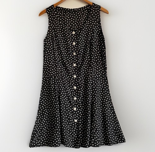 Abito vintage pois taglia - abito,