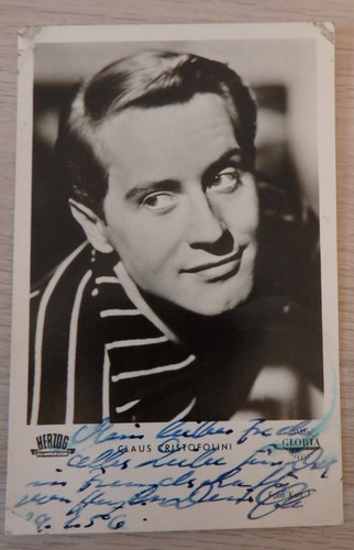 Autografo attore ballerino - autografo,