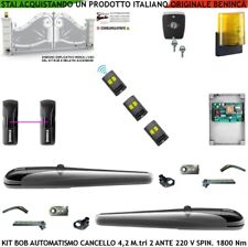 Kit Benincà BOB21M Cancello Automatismo 230V Sblocco 3 Radioc Foto Selet LampAnt
