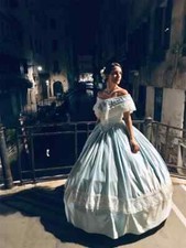 Abiti da festa vintage blu