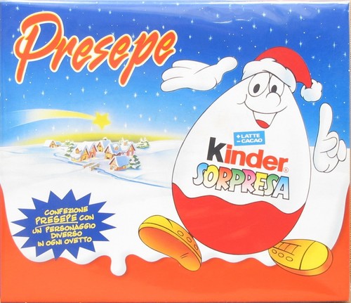 Kinder presepe serie - kinder, natale