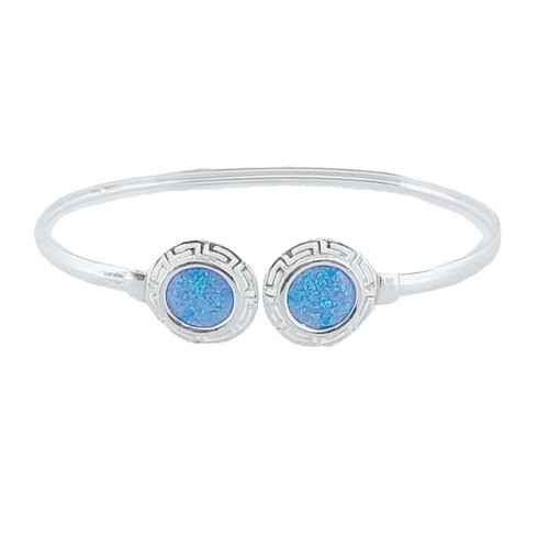 Bracciale argento opale blu - opale,