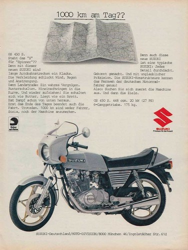 Suzuki 450 pubblicità - 450,