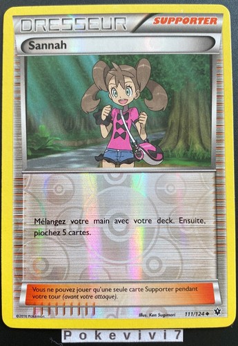 Carte pokemon sannah - carte,