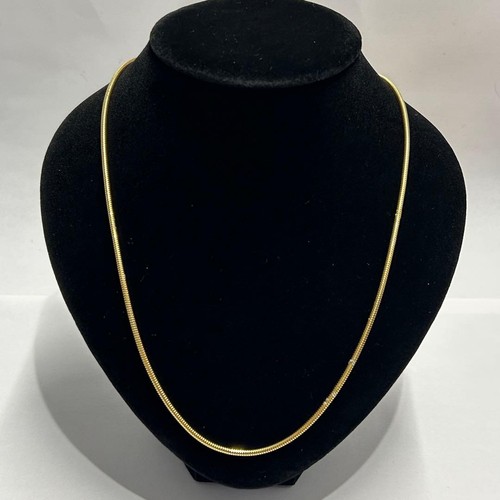 Collana catena serpente oro