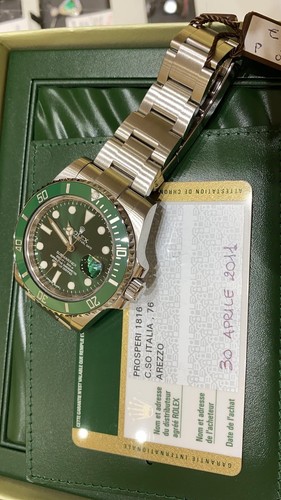 Rolex hulk 116610lv - rolex,