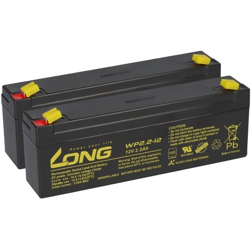 Batteria piombo 12v - 12v, 2,2ah