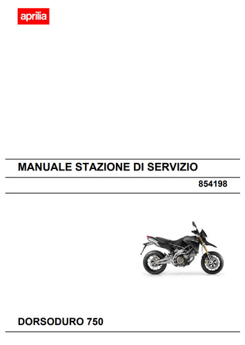 Manuale officina aprilia - manuale,