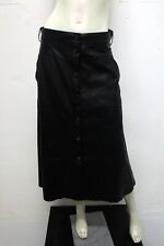 Liu Jo Gonna Donna Taglia 42 Gonna Effetto Pelle Lunga Nera Skirt Woman