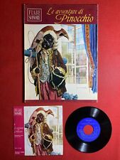 Collodi LE AVVENTURE DI PINOCCHIO/8 Fiabe Sonore/68 + Disco 45 Fabbri (1966)