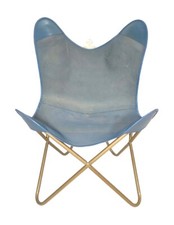 Poltrona Vintage In Vera Pelle