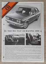 Fiat 131 Racing Brochure /