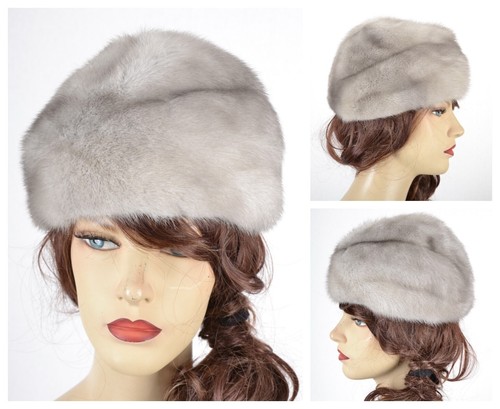 Z279 cappello visone vera - cappello,