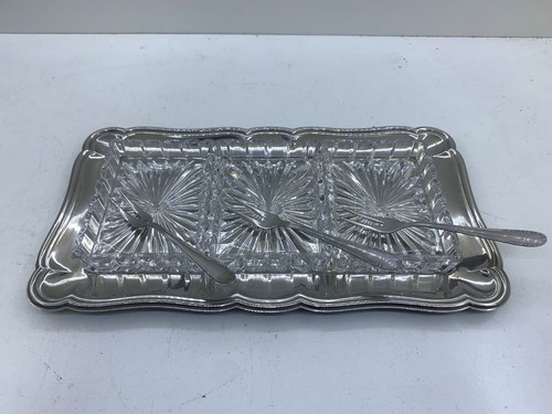 Antipastiera cristallo vintage - cristallo,