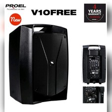 Proel V10FREE Sistema Audio Completo, a Batteria - Nero 24 mesi GARANZIA 