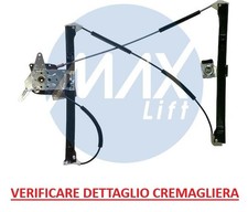 ALZAVETRO SOLO MECCANISMO DX PER VOLKSWAGEN LUPO 1997>2005 VERS.CON CENTRALINA