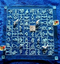 Gioco dell'oca Argento Deluxe Polipi Delfini/Goose Game Silver Octopus Dolphin