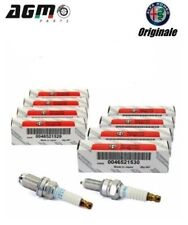 8 CANDELE ORIGINALI ALFA ROMEO 147 156 1,6 PLATI TWIN SPARK 4 PMR7A + 4 BKR6EKPA
