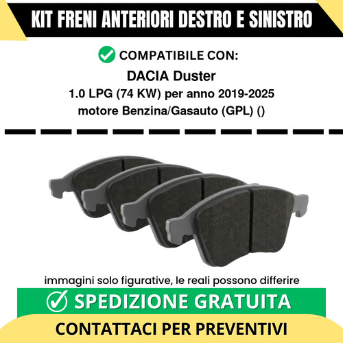 Pastiglie freno anteriori - freno, per