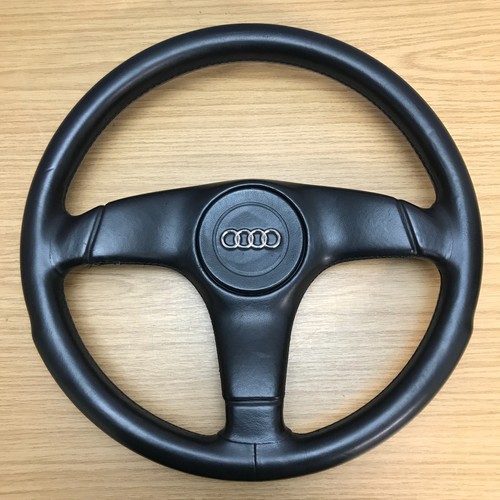 Volante pelle nero - in,