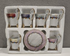 SET TAZZINE DA CAFFÈ PORCELLANA VINTAGE