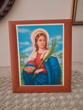 Quadro porta foto cornice Santa Lucia arredo immagini sacre