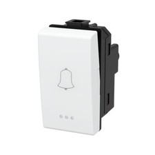 Pulsante Campanello 16A bianco