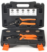 Ratcheting crimper hand tool - crimper,