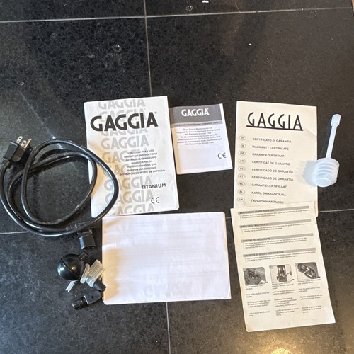 Gaggia titanium macchina - gaggia,