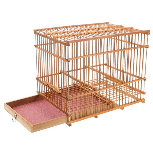 Gabbia per uccelli bambù - gabbia,