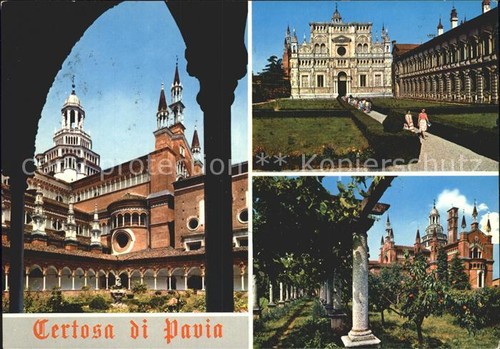 Certosa pavia chiostro - pavia,
