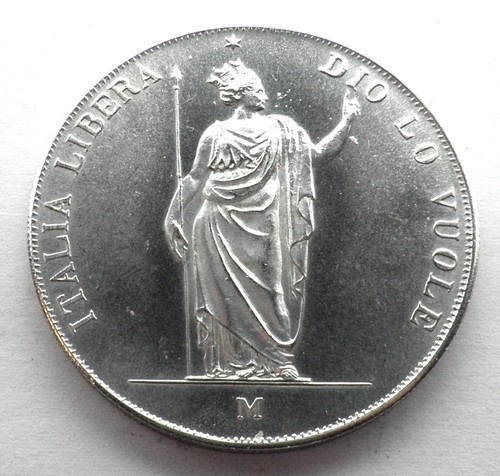 Italia lire 1848 imitazione - italia, 5