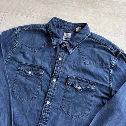 Levi camicia denim - camicia, blu