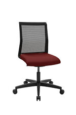 Sedia girevole sedia da scrivania Topstar Sitness Smart Point nera bordeaux MERCE NUOVA