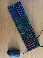 KIT MOUSE E TASTIERA TRUST GXT838 AZOR Gaming Combo Layout Italiano QWERTY