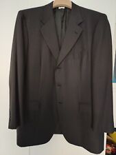 BRIONI splendida In puro ESCORIAL finissima lana 100%TG.42"Blu con riquadro 