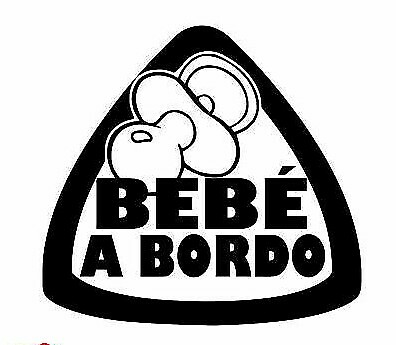Adesivo adesivi auto bebe - adesivo, bebe'