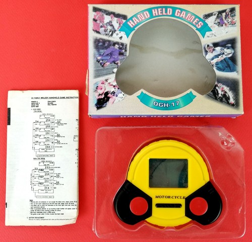 Hand held games motor cycle - cycle,