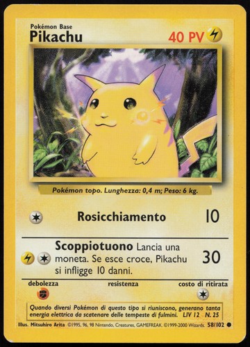 Pokemon tcg pikachu 102 - tcg,