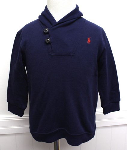 Felpa ragazzo ralph lauren blu - felpa,